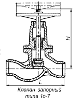 1с-7-1 клапан запорный