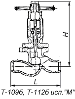 Т-112б клапан запорный