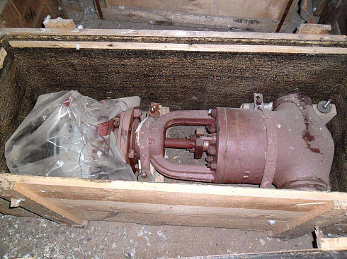 883-175-КЗ Ду175 Ру137 - ЗАДВИЖКА КЛИНОВАЯ ДВУХДИСКОВАЯ САЛЬНИКОВАЯ, сталь ХМФ, присоединение под приварку