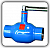 Шаровые краны КМС K1-1-R-500-PN25-000-G-E-2 редуцированные, стандартный проход, с редуктором