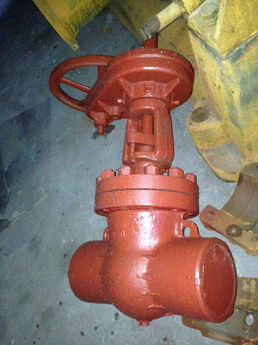 2с-28-4 Ду300 Ру100 - ЗАДВИЖКА КЛИНОВАЯ ДВУХДИСКОВАЯ САЛЬНИКОВАЯ, сталь 25Л, присоединение под приварку