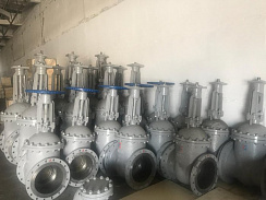 30с564нж Ду500 Ру25 - ЗАДВИЖКА КЛИНОВАЯ ЛИТАЯ, сталь 20Л, присоединение фланцевое по ГОСТ 12815-80